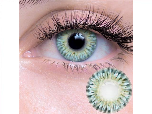 09.564 Sparkle Aquamarine Contact Lenses