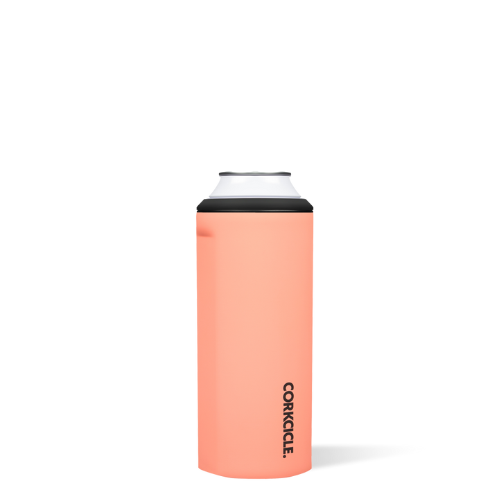Neon Lights Coral Can Cooler